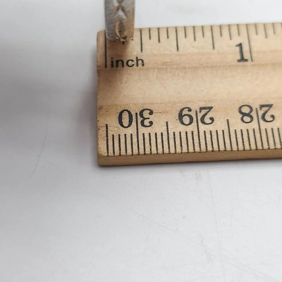 Trifari Textured Silver Tone Cross Etch Cut Vintage Bangle Bracelet Size Medium - Picture 2 of 5